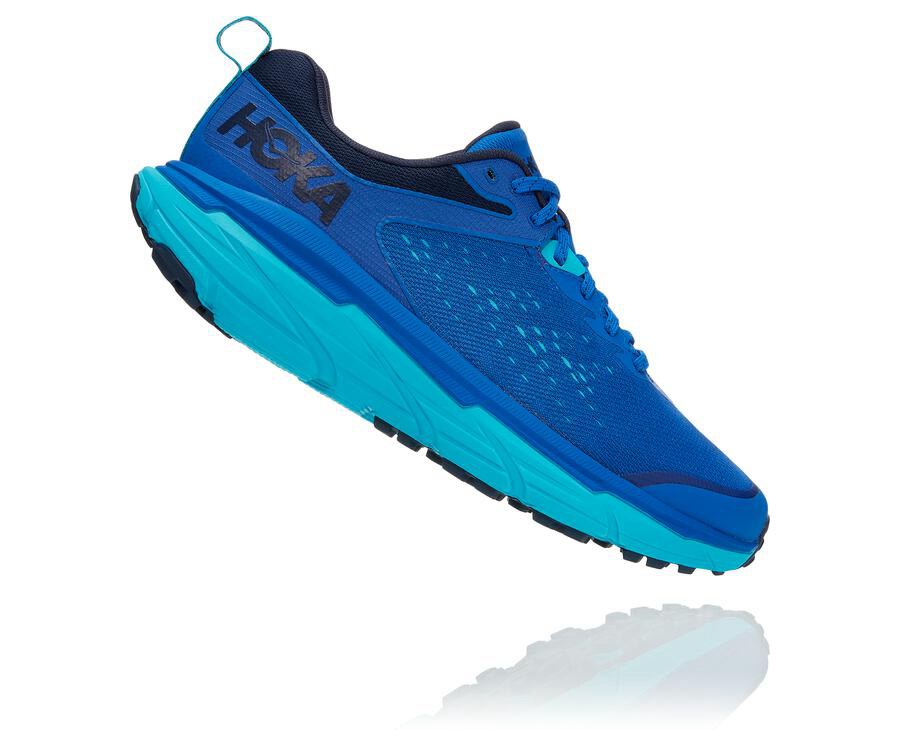 Zapatillas Trail Hoka One One Hombre - Challenger Atr 6 - Azules - KOT108729